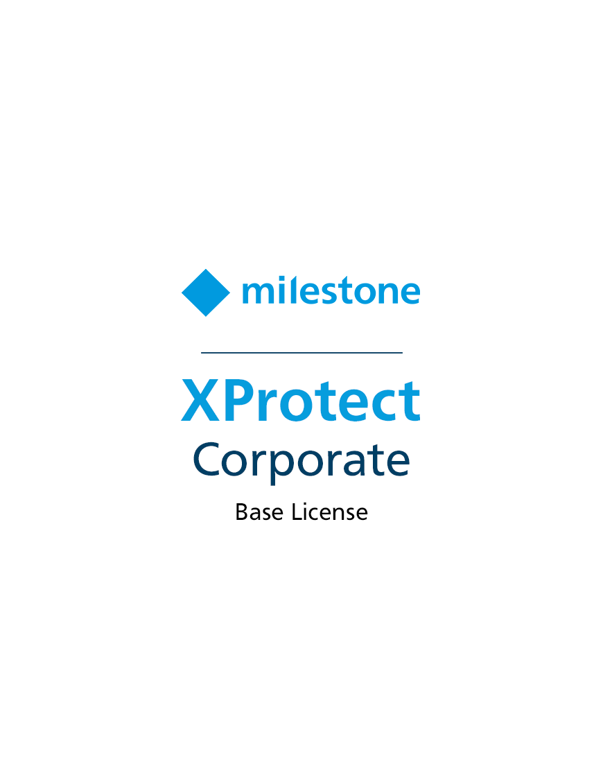 Milestone XProtect Corporate Base License (BL)